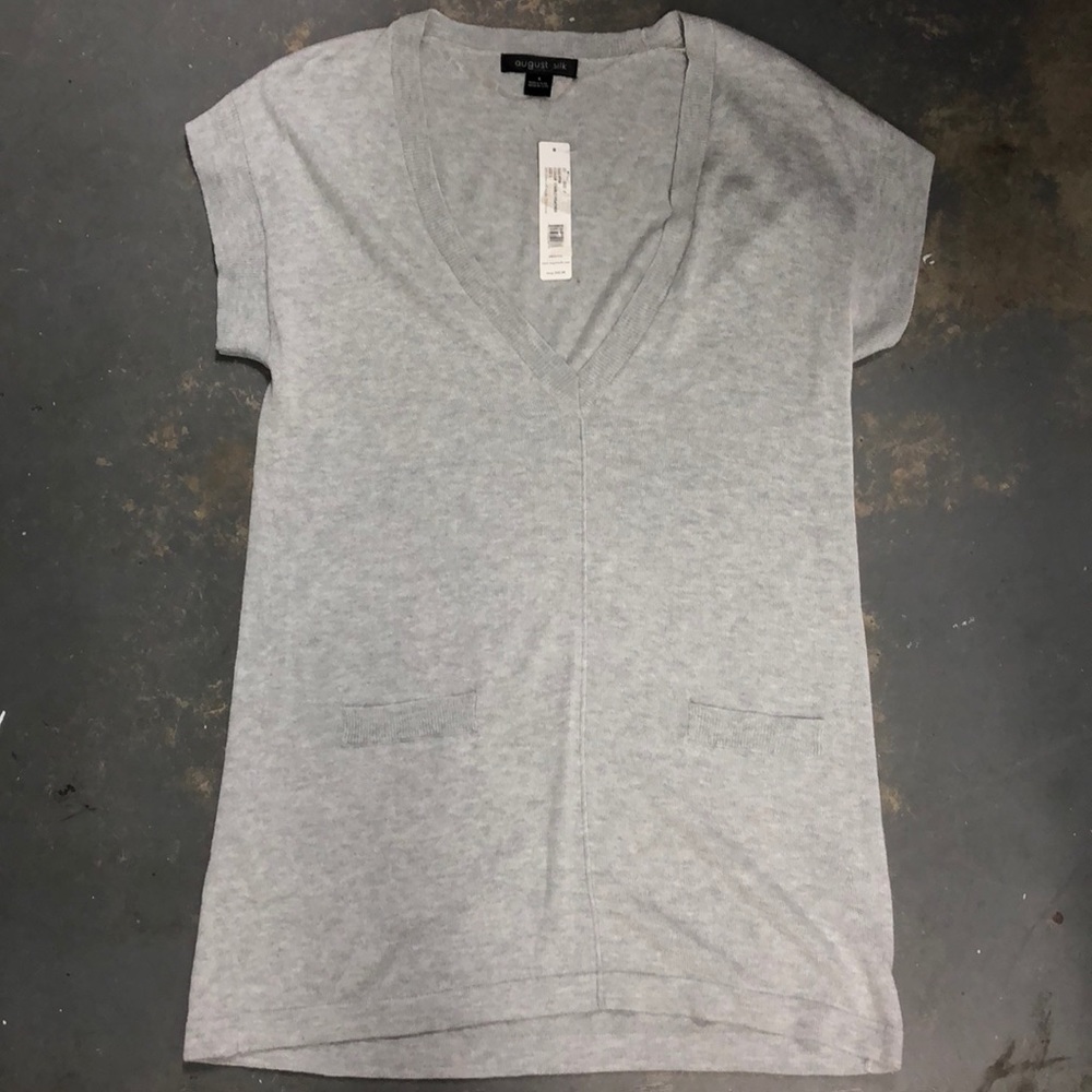 NWT August Silk sweater——Bin-K-13
